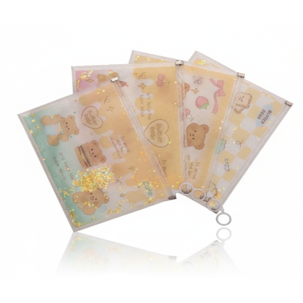 SOBRE PVC CIERRE ZIP FANTASÍA XUND 22*19 CM ART WJA261 BAO