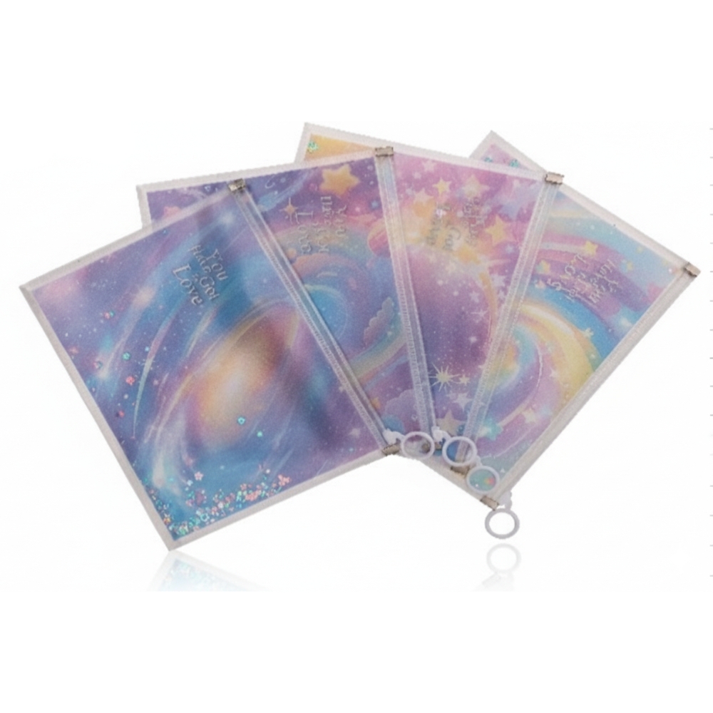 SOBRE PVC CIERRE ZIP FANTASÍA XUND 22*19 CM ART WJA262 BAO