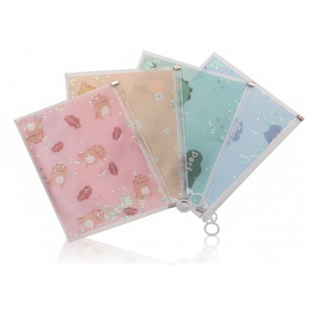 SOBRE PVC CIERRE ZIP FANTASÍA XUND 22*19 CM ART WJA263 BAO