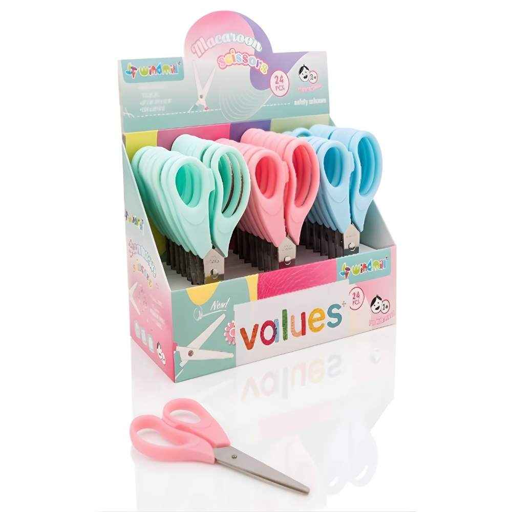 TIJERAS ESCOLARES 13 CM COLOR PASTEL ART WJA344 BAO