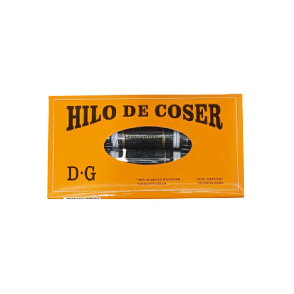 HILO DE COSER X 12 NEGRO EN CART 9902/HILO2 JAÑ