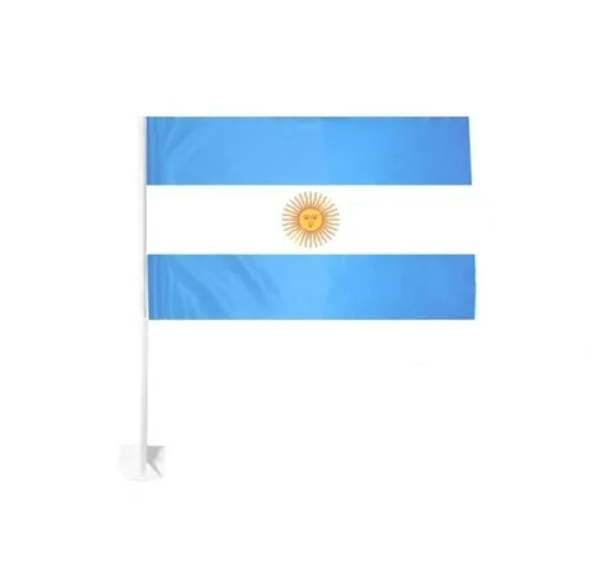 BANDERA ARG C/PALITO P/AUTO ART WCF-12 BAO