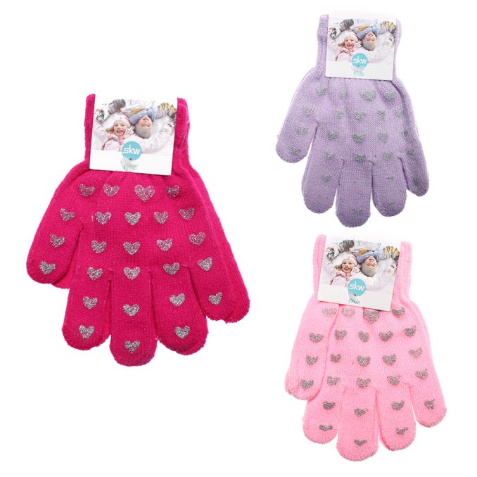 GUANTE INFANTIL NENA CORAZON ART 18754 CAO