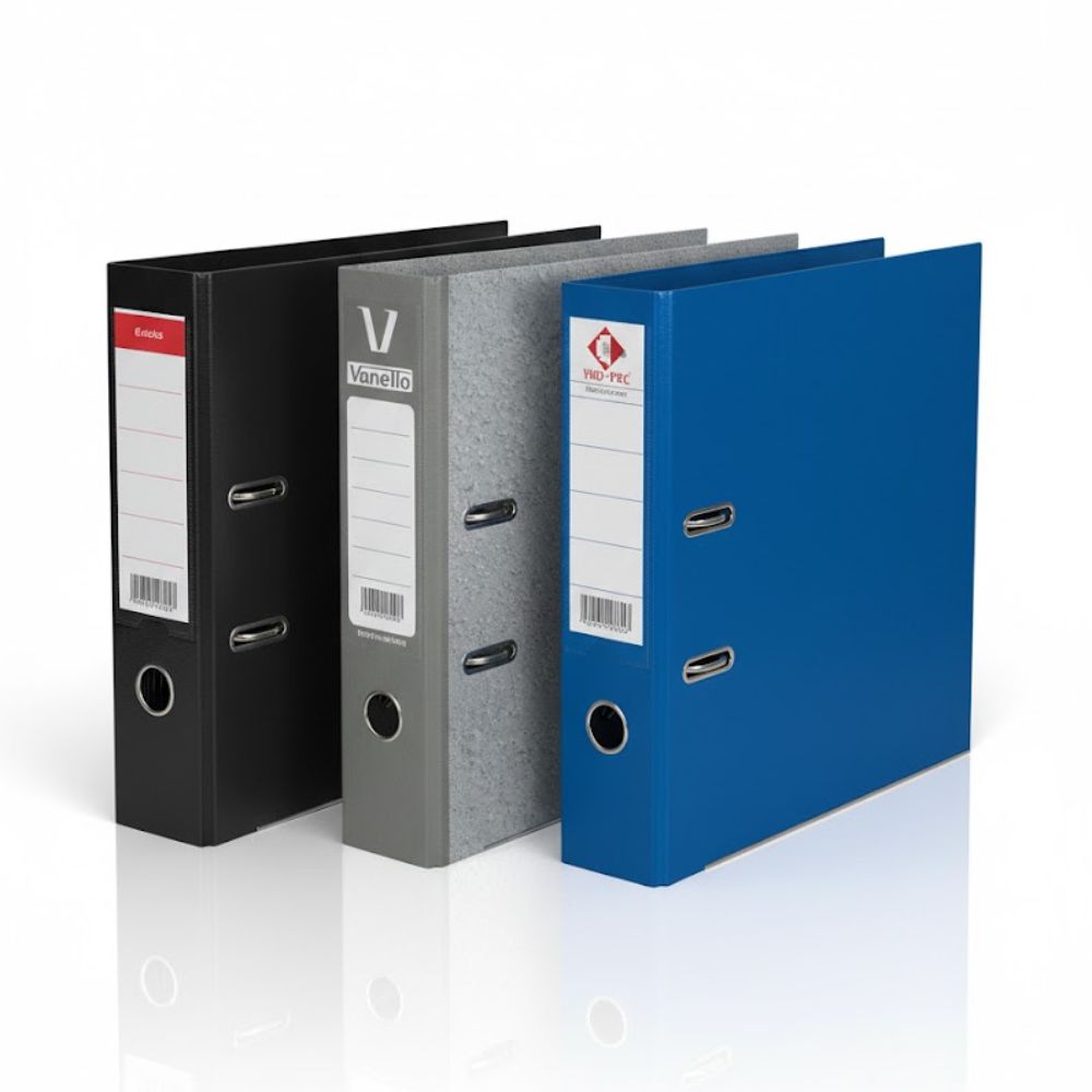 BIBLIORATO A4 LOMO 7 NEGRO/GRIS/AZUL KAÑ