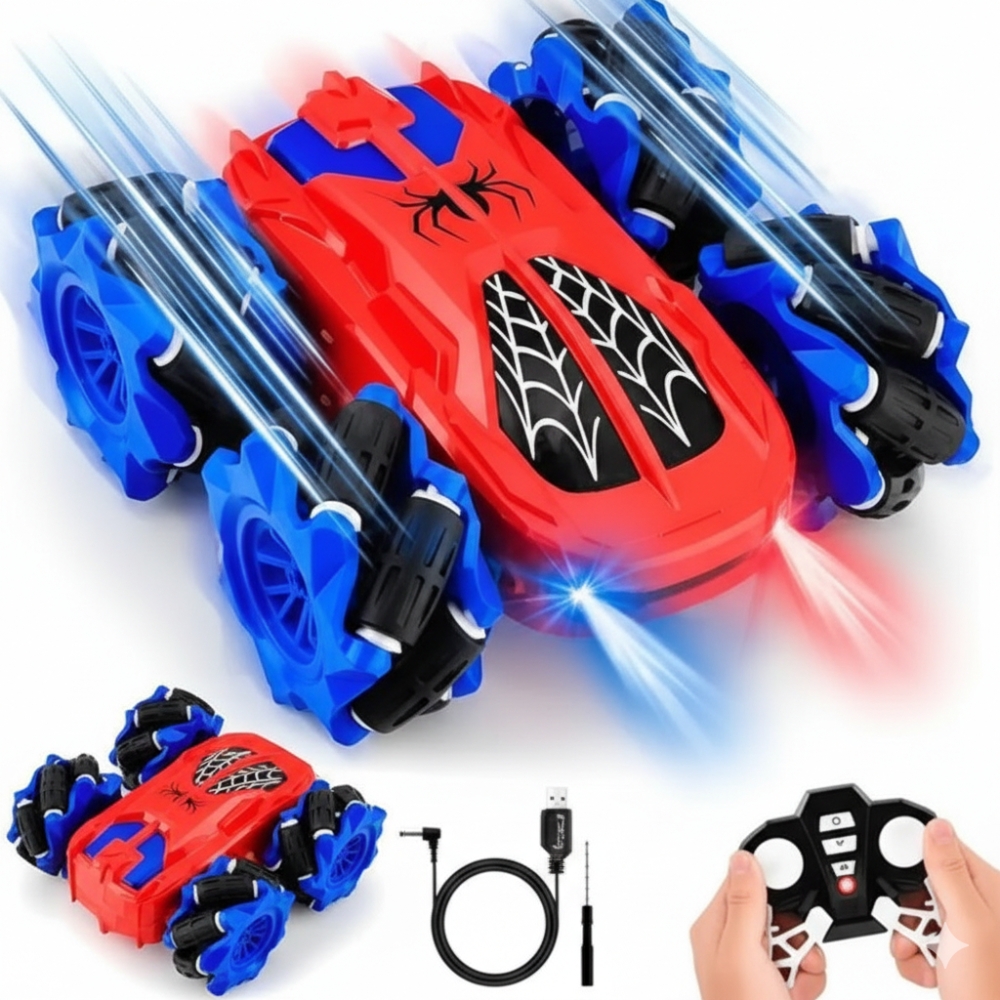 AUTO DE ACROBACIAS C/LUZ Y CONTROL REMOTO ART RKC-12  BAO