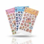 PLANCHA DE STICKERS X36 VARIOS PERSONAJES ART KK-6 CAO