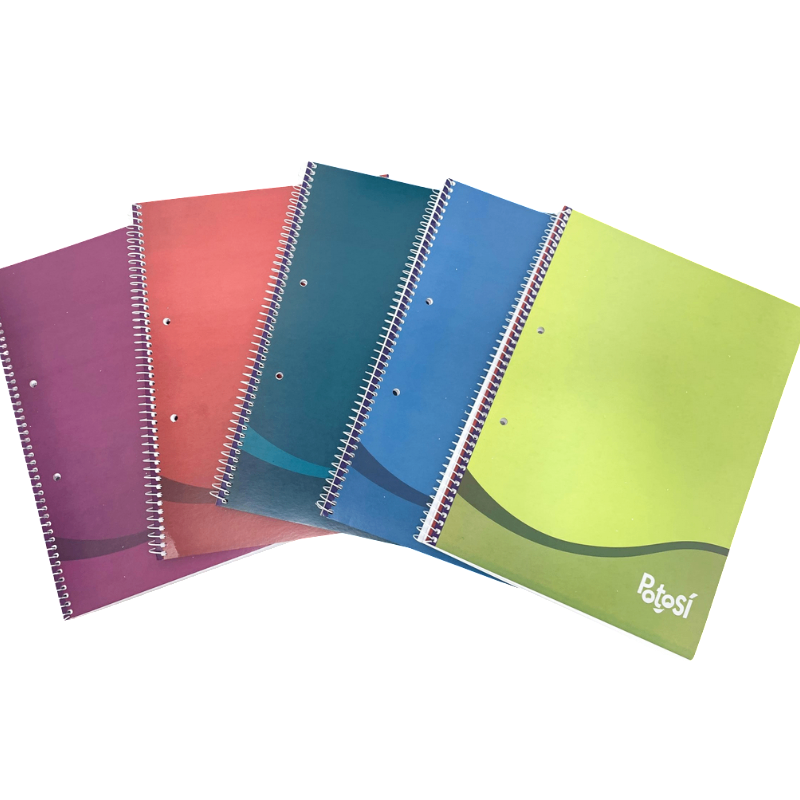 CUADERNO C/ESPIRAL CUAD POTOSI LISO 80HS ART 142284 AAO