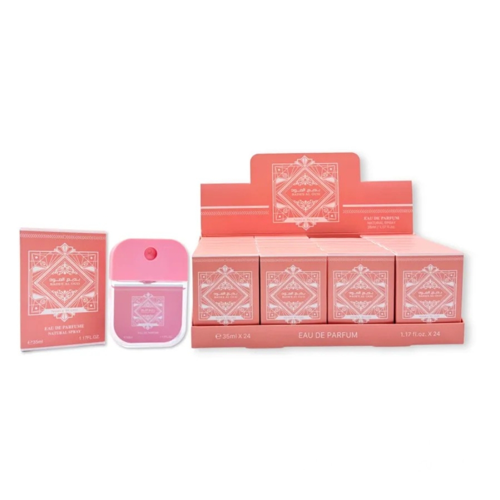MINI PERFUME ARABE MUJER 35ML BADEE AL OUD ROSA 1915-24 CAO