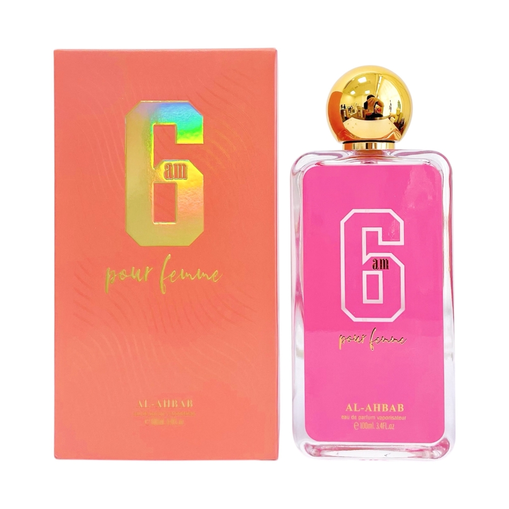 PERFUME 6AM ROSADO 100ML ART AL006-1 CAO