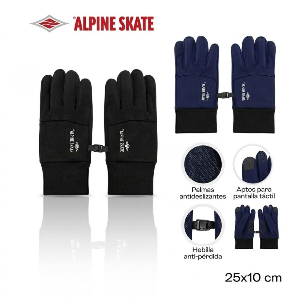 GUANTES ALPINE SKATE APTO TACTIL ART 31412 CAO