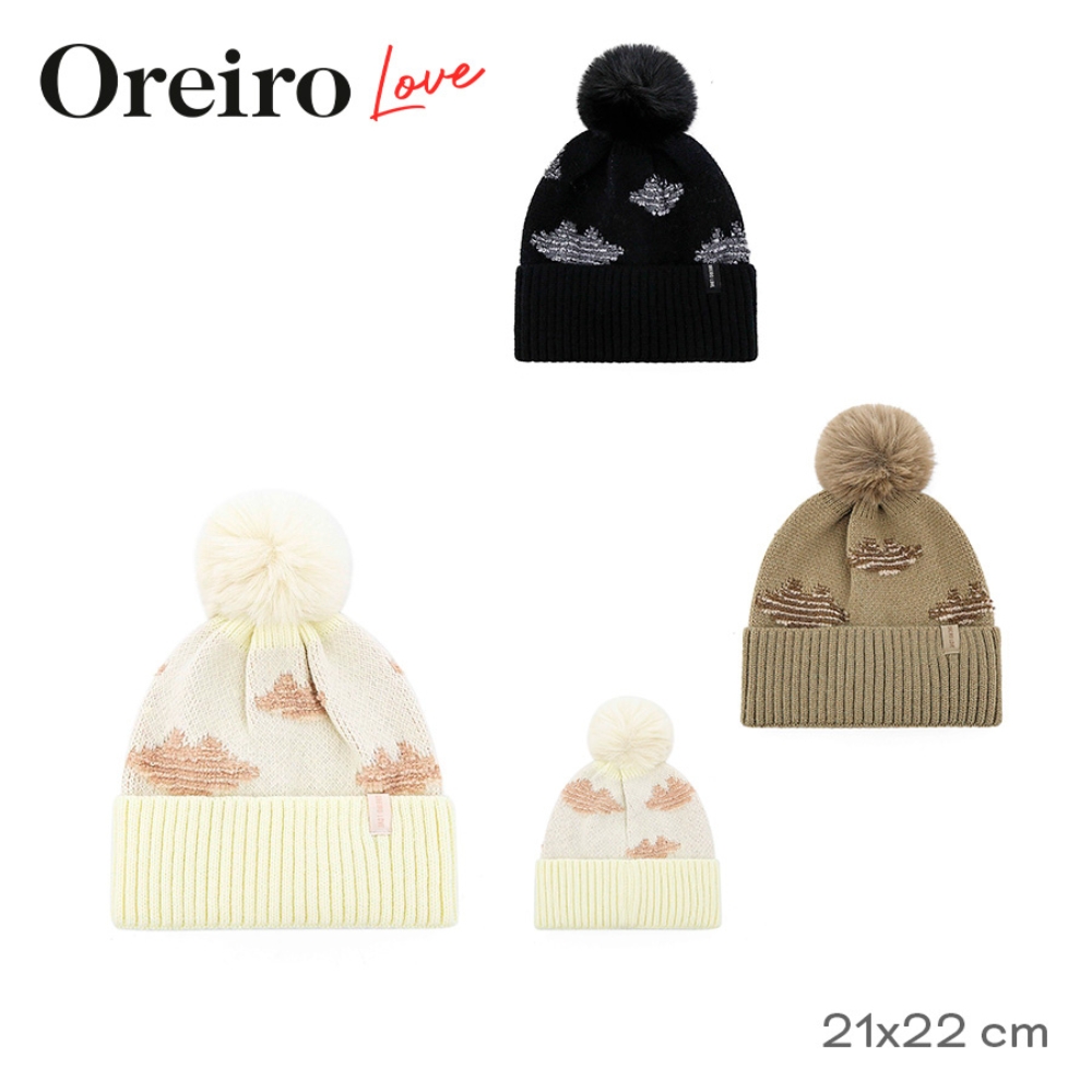 GORRO OREIRO C/POMPON LOVE ART 31089 DAO