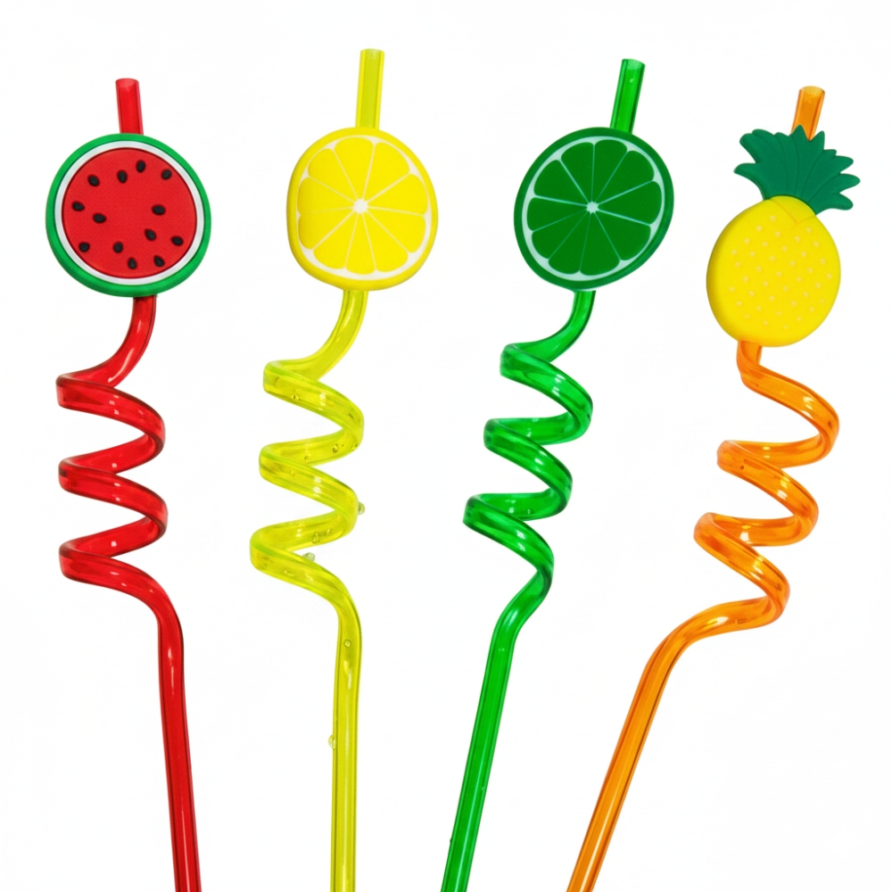 SORBETES PLASTICOS FRUTAS ART CD26284 / CD26285 EAO