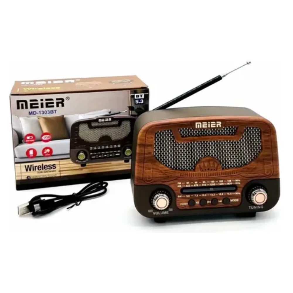 RADIO USB VINTAGE ART MD-1303BT EAO