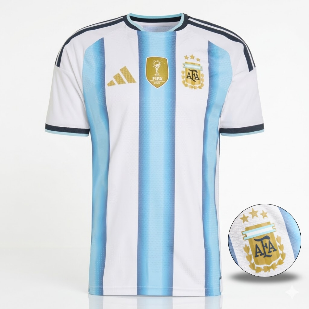 CAMISETA DE ARGENTINA C/FECHAS EN ESTRELLAS  ART SF-12 EAO
