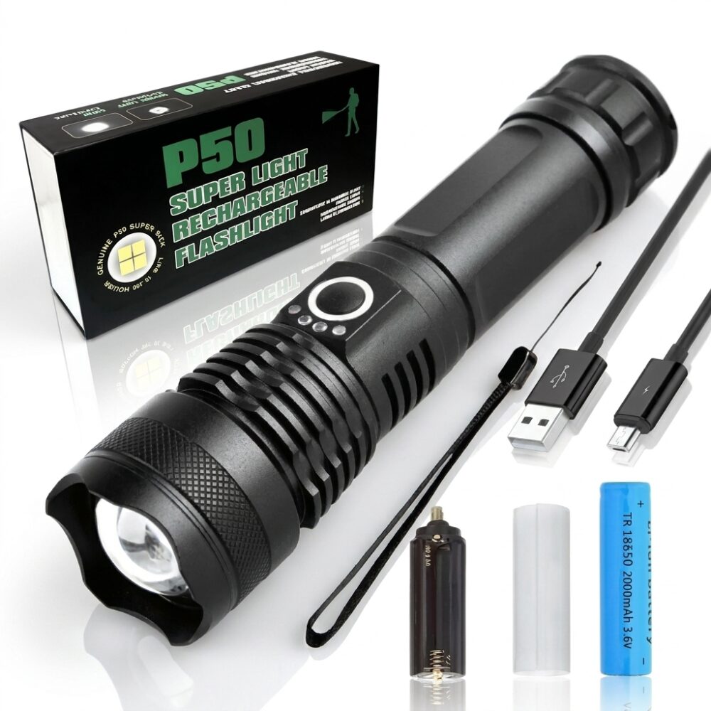 SUPER LINTERNA RECARGABLE ART P50 FAO