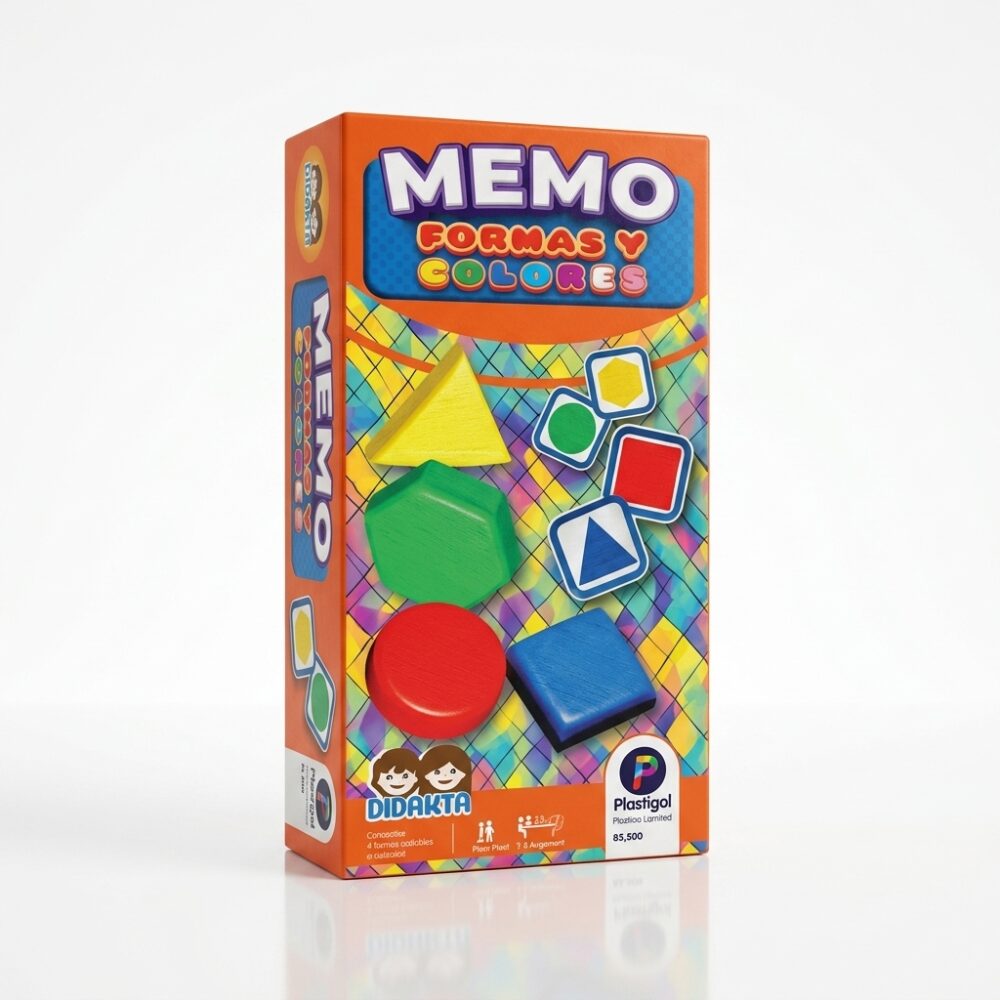 JUEGO MEMO FORMAS Y COLORES ART 604 FAO