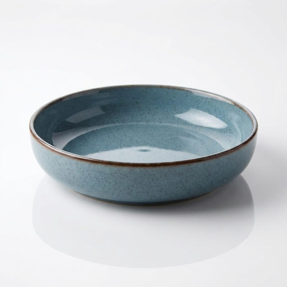 PLATO HONDO BOWL ENVEJECIDO AZUL POCELANA 20CM ART 459P FAO