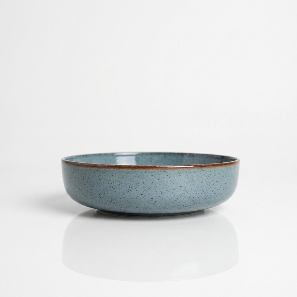 PLATO HONDO BOWL ENVEJECIDO AZUL POCELANA 15CM ART 463P FAO