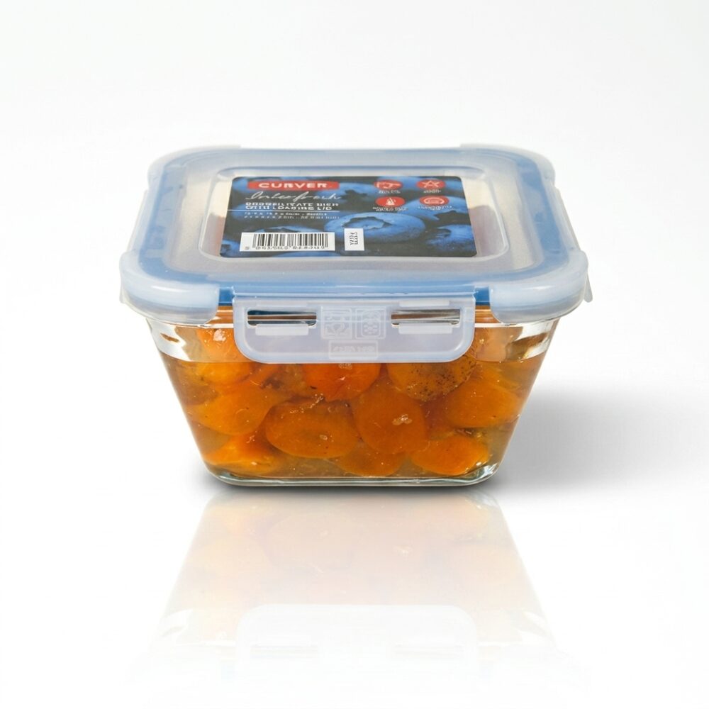 TUPPER HERMETICO DE VIDRIO CURVER 860ML ART 440H FAO