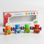 CUNERO INFANTIL OSITOS x 4 EN CAJA 33CM ART T3231 FAO