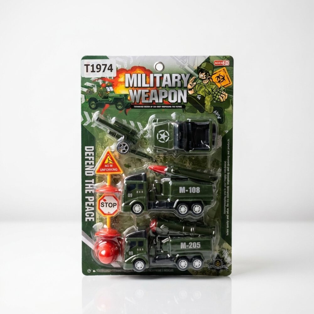 SET MILITAR CON ACCESORIOS ART T1974 FAO