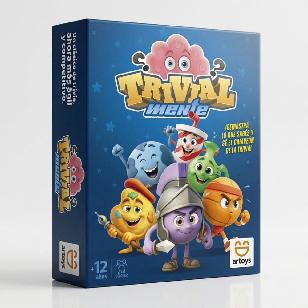 JUEGO DE MESA TRIVIAL MENTE ART 603 FAO