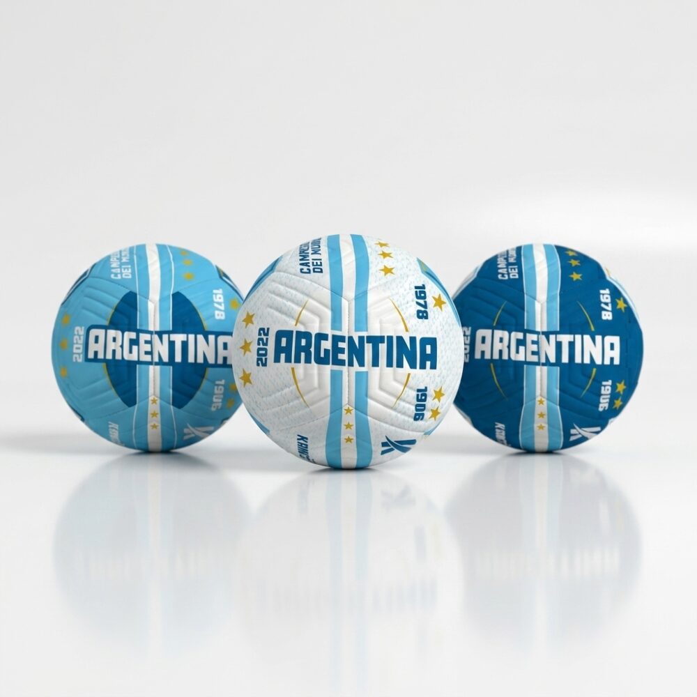 PELOTA DE FUTBOL N°5 ARGENTINA 3 MODELOS ART 57194 FAO