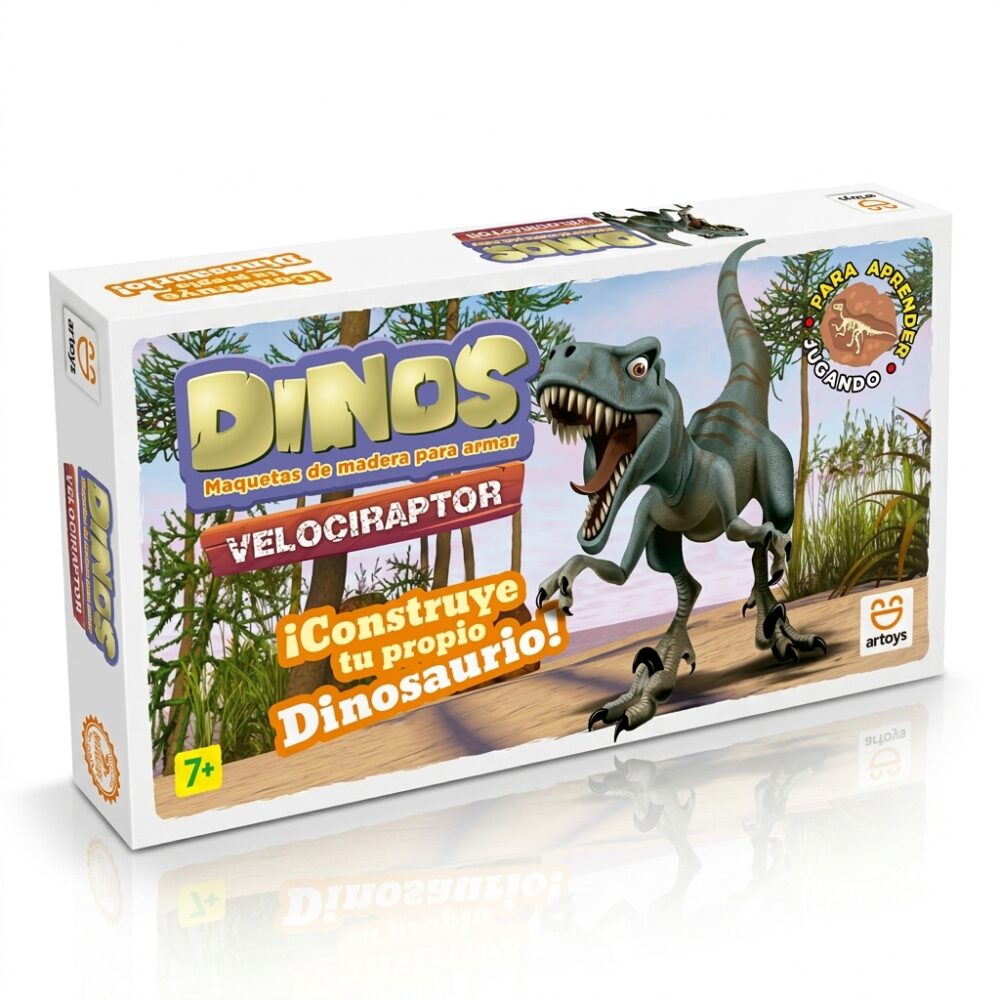 JUEGO DINOS VELOCIRAPTOR ART 131 FAO