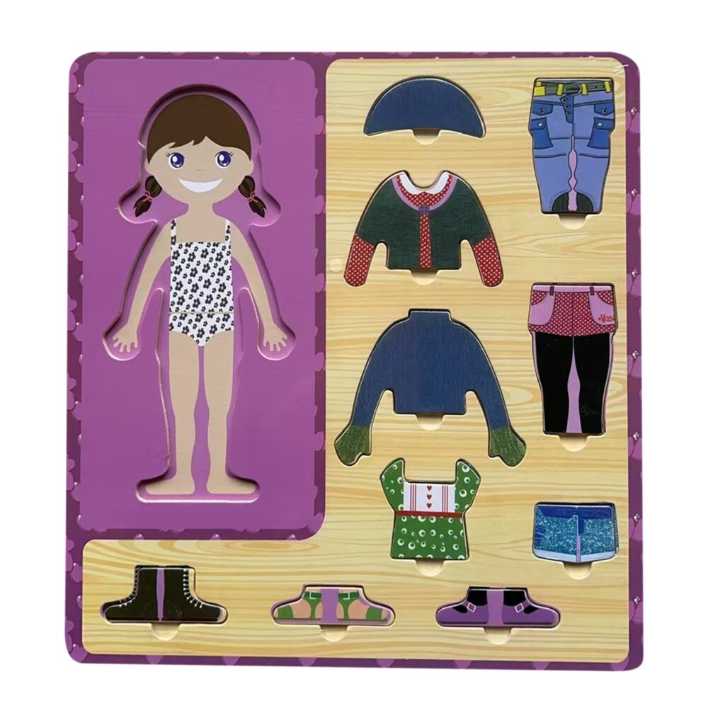 JUEGO DIDACTICO DE ENCASTRE P/VESTIR 55816 FAO