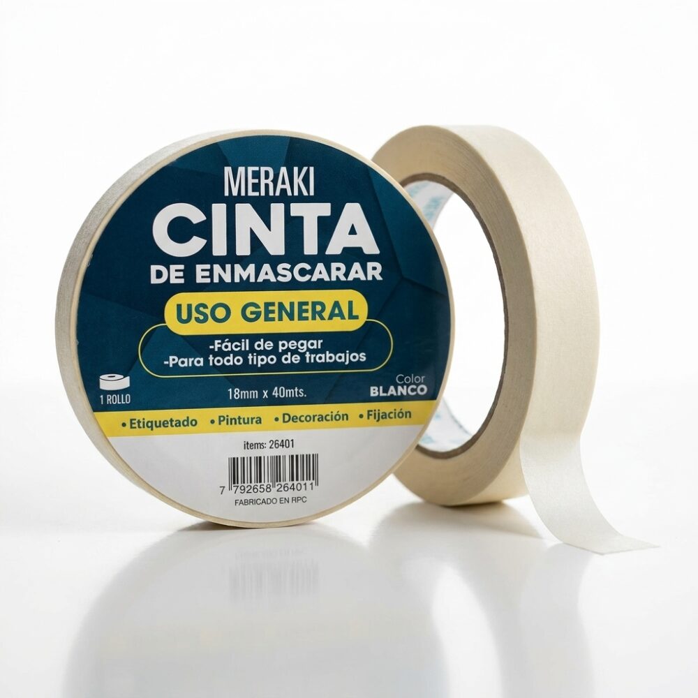 CINTA DE ENMASCARAR 18MMX40MTS ART 26401 FAO