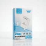 CARGADOR RAPIDO 2 USB Y TIPO IP LIGHTNING ART RC5005000B FAO