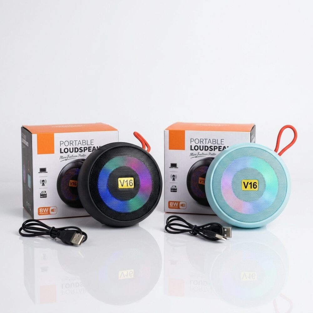 PARLANTE BT CON LUCES RGB WH-F8B GAO