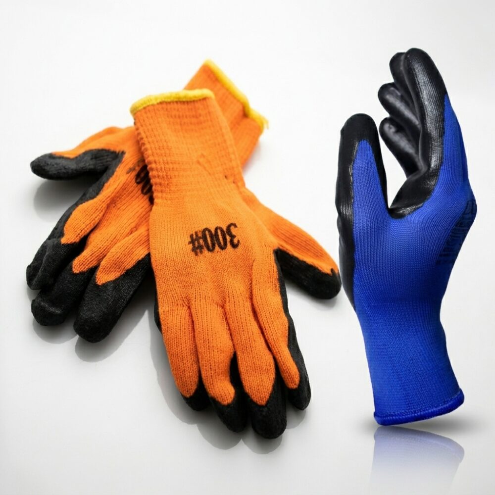 GUANTES DE TRABAJO ENGOMADOS VARIOS COLORES ART TN06 GAO
