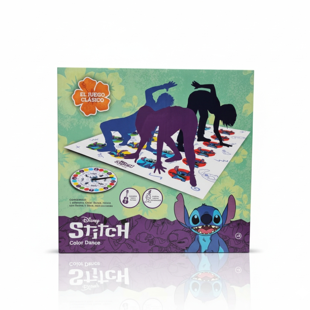 ALFOMBRA DE BAILE STITCH ESTILO TWISTER  ART 56980 FAO