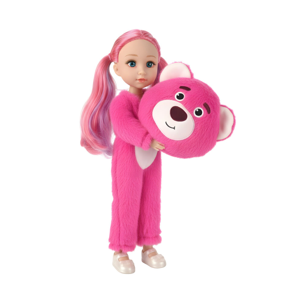MUÑECA TINY DOLL CON DISFRAZ OSO 31 CM ART 56630 HAO
