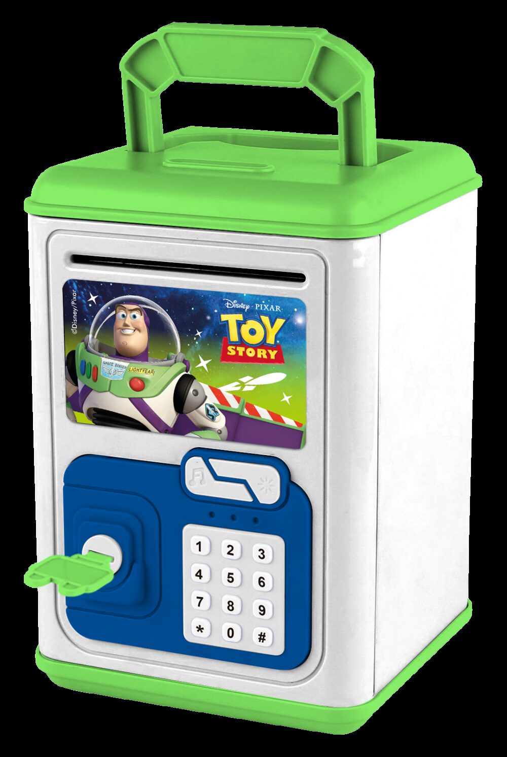 CAJA FUERTE CON LUZ Y SOINDO TOY STORY ART 57399 FAO