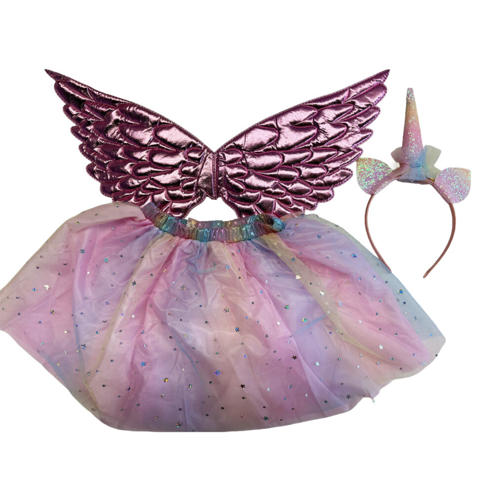 SET PRINCESAS UNICORNIO VESTIDO TINY ART 57223 GAO