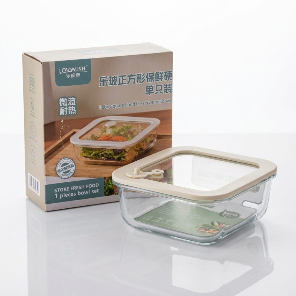 TUPPER CONTENEDOR DE VIDRIO P/ALIMENTOS 500mL LBFW GAO