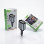 CARGADOR AUTO 4EN1 C/2 CABLES TIPO C Y IP ART RC4807 GAO