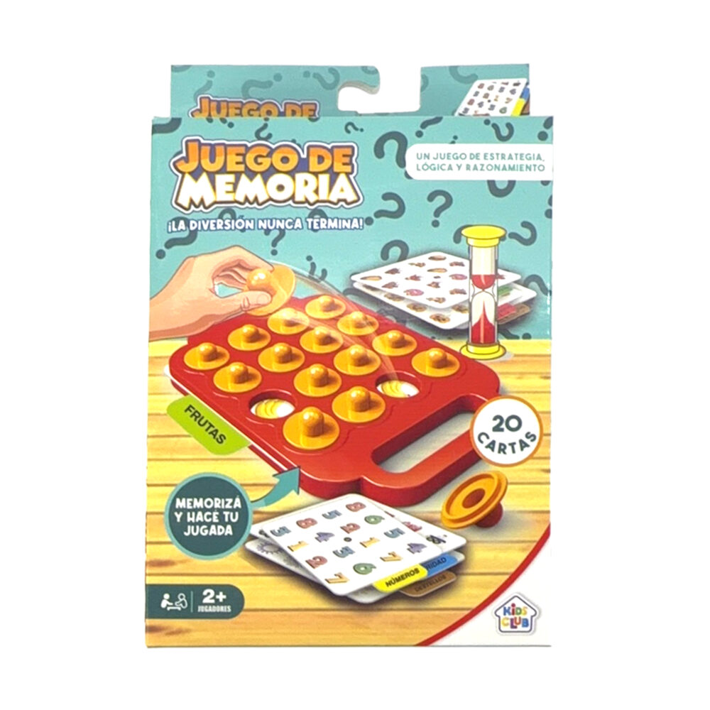 JUEGO DE MEMORIA 20 CARTAS DE JUEGO 57449 HAO