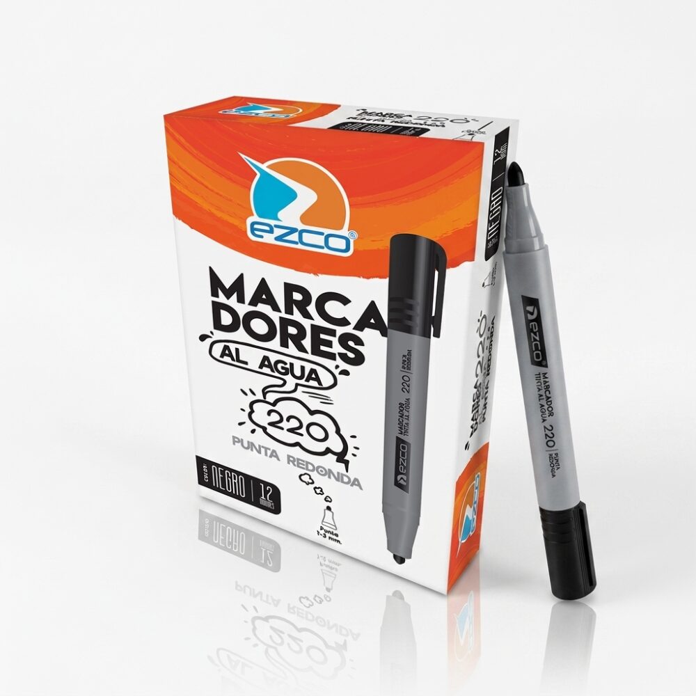 MARCADOR AL AGUA PUNTA RED. NEGRO 220 403220-N GAO