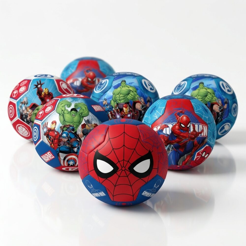 PELOTA DE FUTBOL N°2 MARVEL 6 MODELOS 57110 GAO
