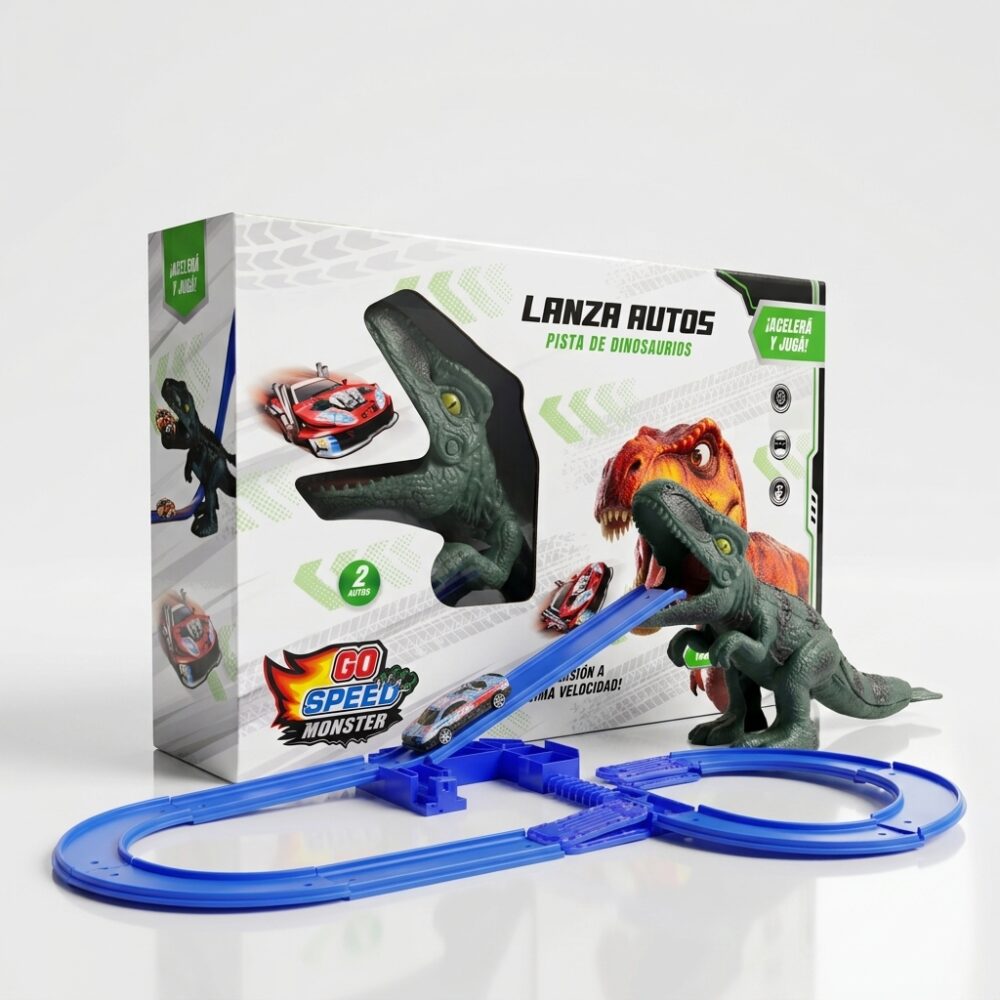 PISTA DE AUTOS DINOSAURIO GO SPEED 57610 HAO