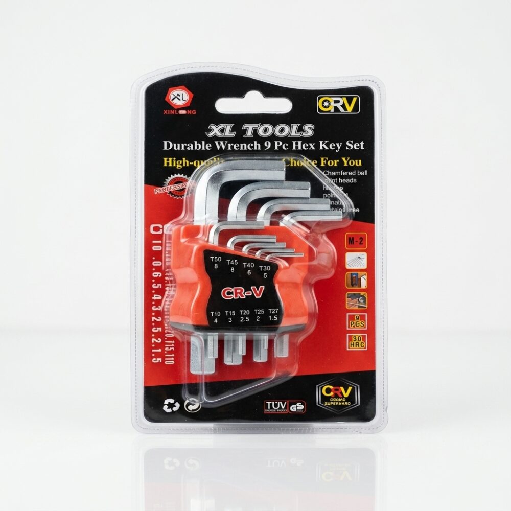 US SET LLAVE ALLEN SMALL 9PCS AC-002 HAO