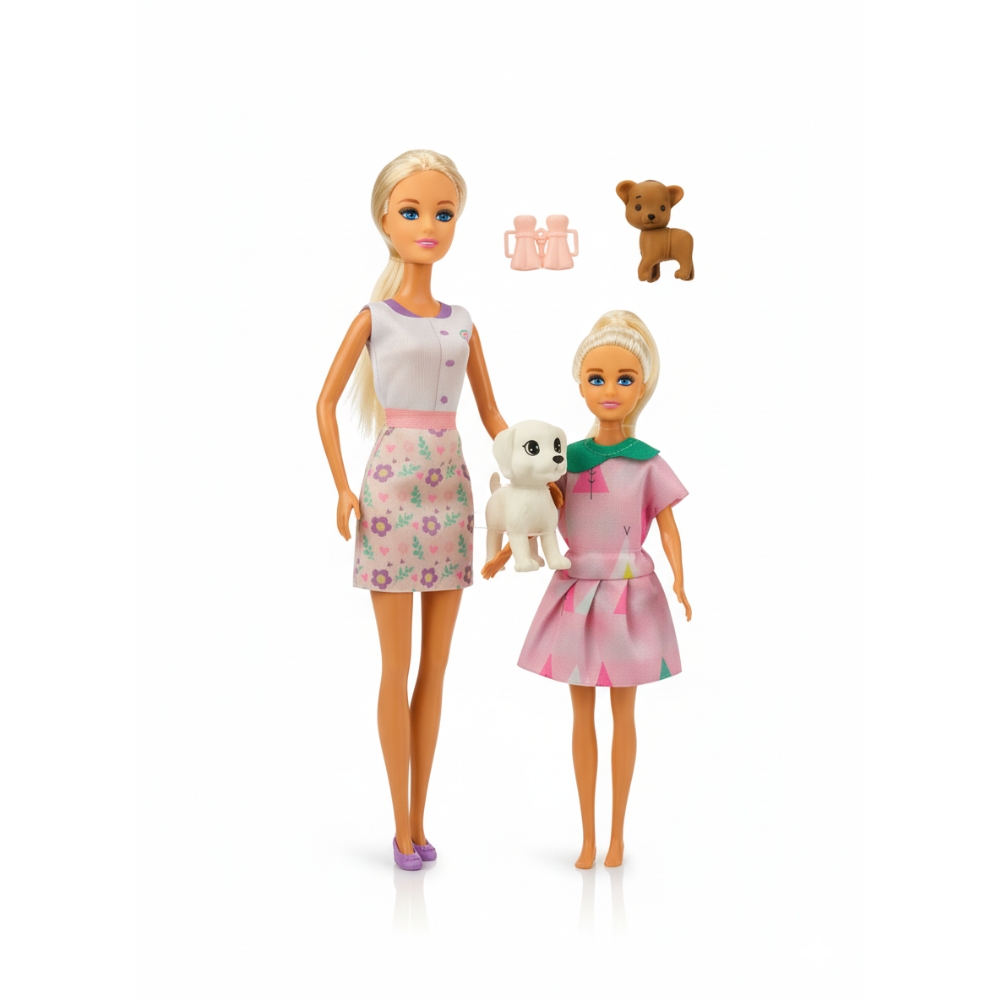 MUÑECA TINY Y SU HERMANA VAMOS AL PARQUE ART 56676 HAO