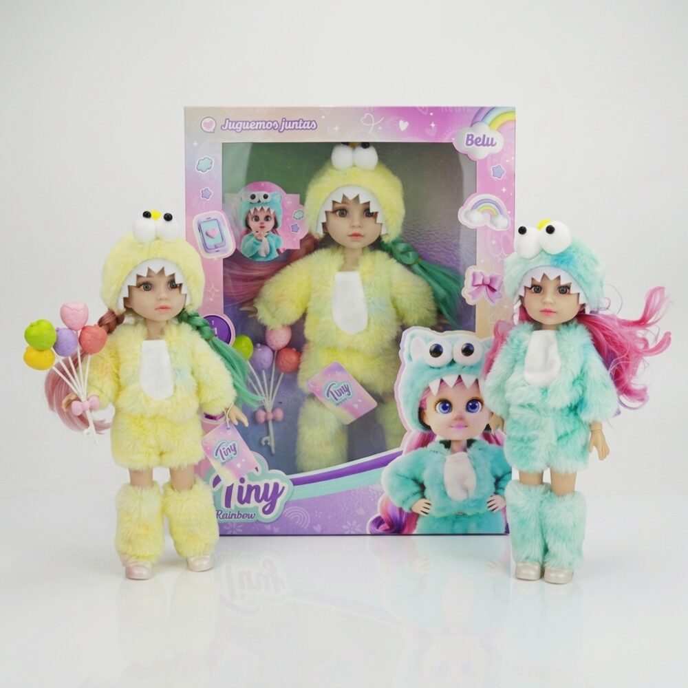 MUÑECA MONSTRUITO TINY RAINBOW 30 CM 57525 HAO