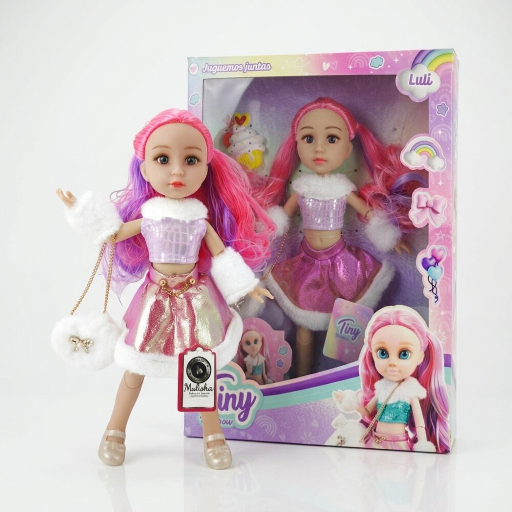 MUÑECA CUPCAKE TINY RAINBOW 30 CM 57280 HAO
