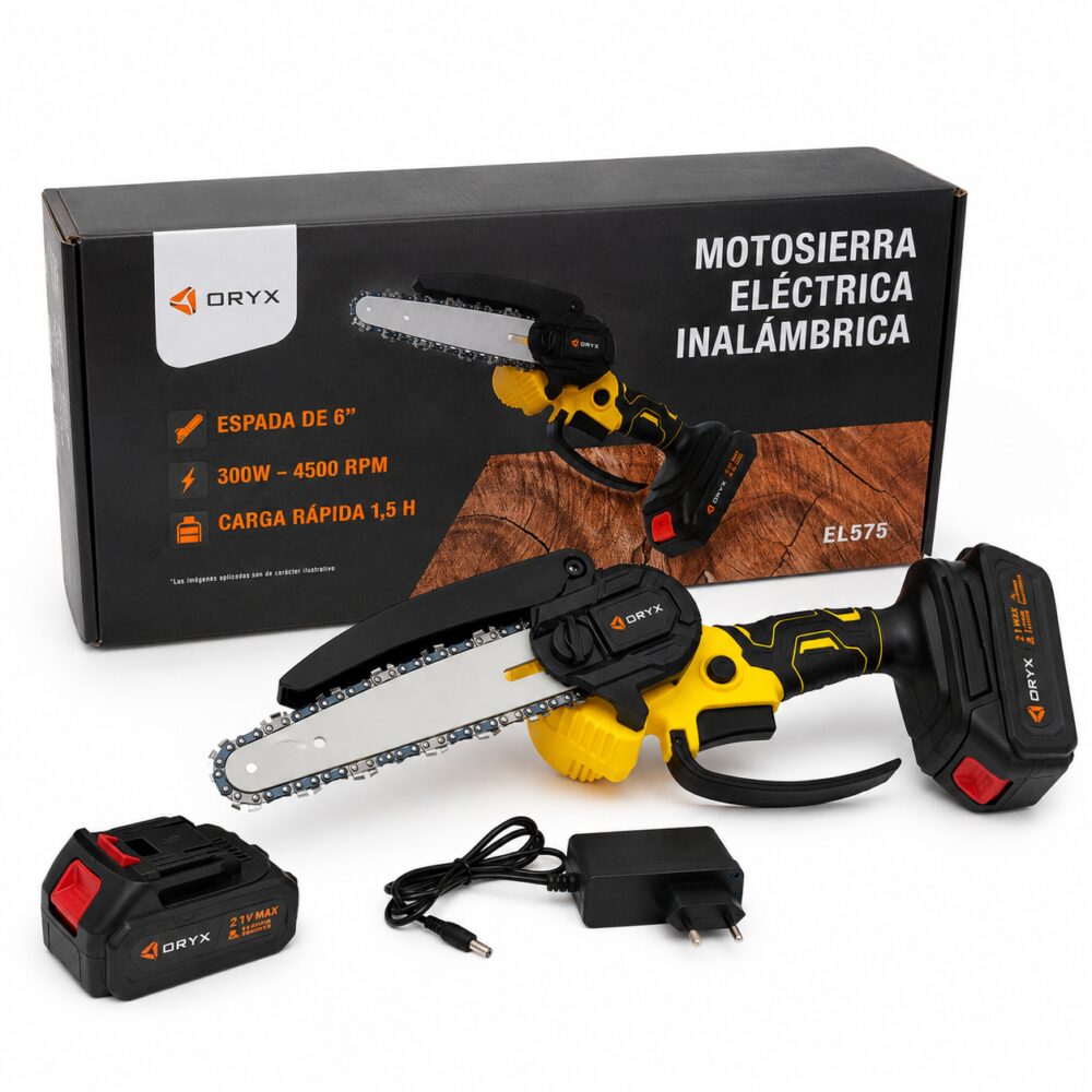 US MOTOSIERRA ELECTRICA INALAMBRICA ESPADA 6" 15CM EL575 HAO