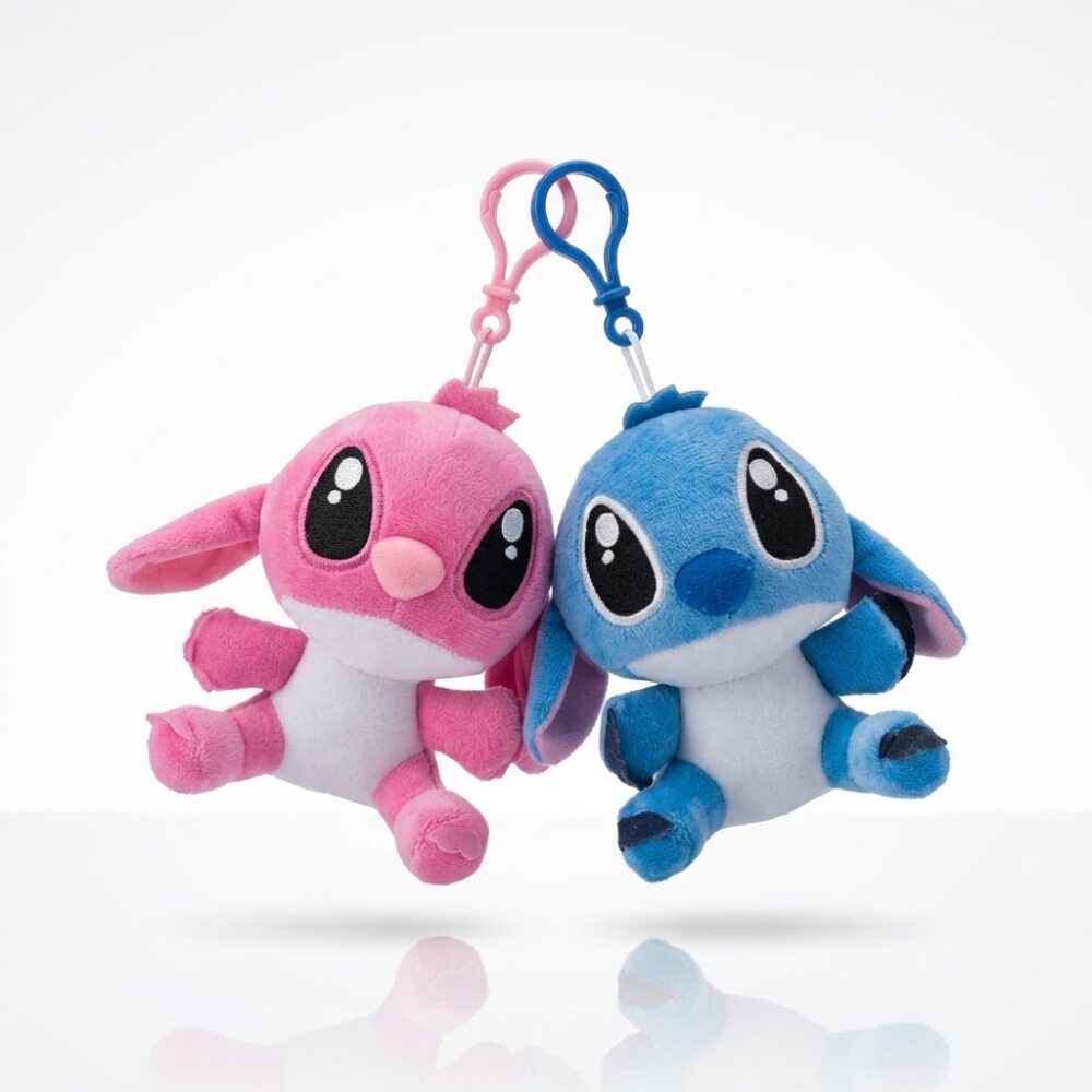 LLAVERO STITCH CELESTE/ ROSA  ART P1138-17 GAO