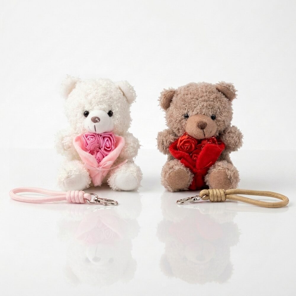 OSITO C/RAMO 10CM 2 COLORES ART P4790A GAO